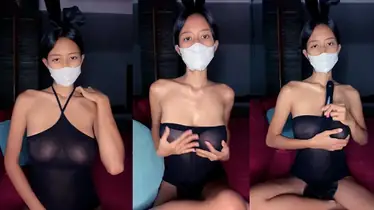 Jenna Pakai Kostum Bunny Transparan Pamer Toket poster